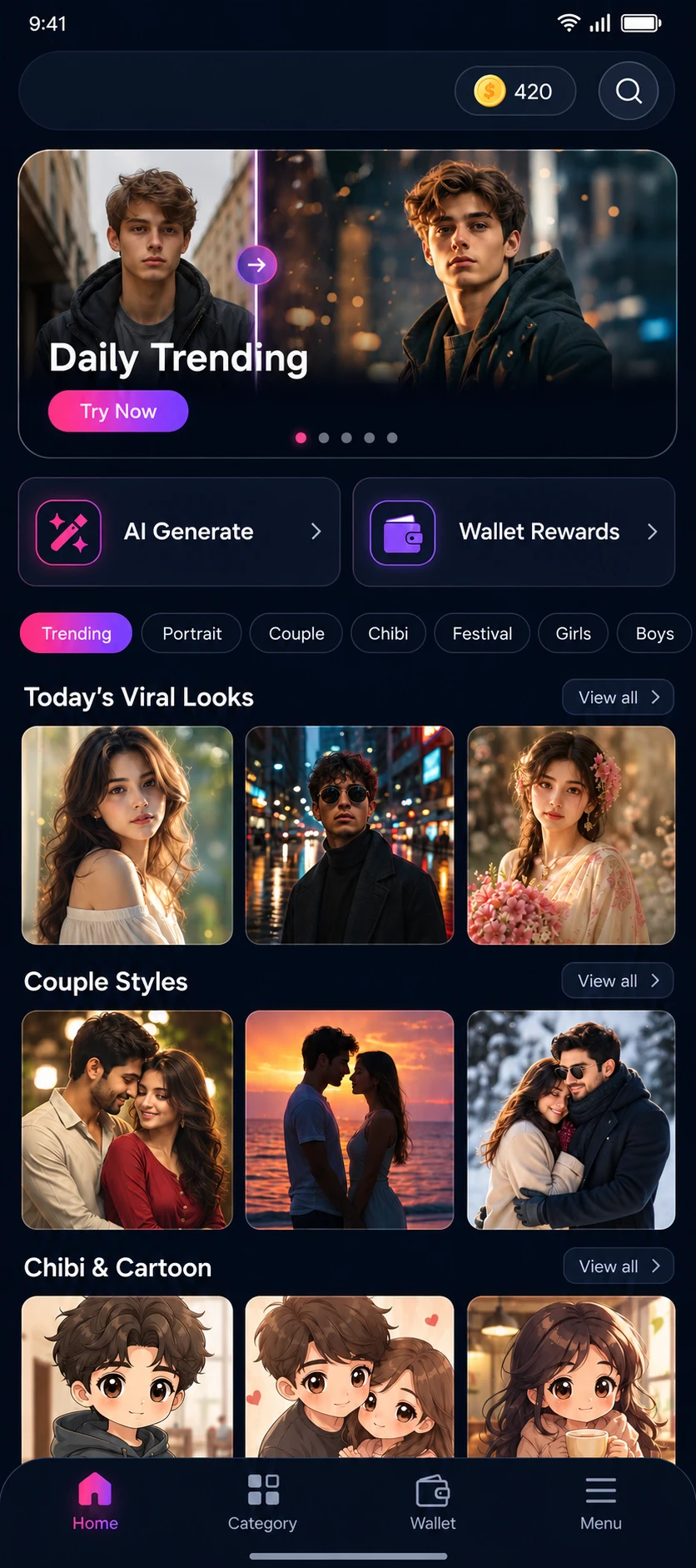 PicMini: AI Photo Editor screenshot